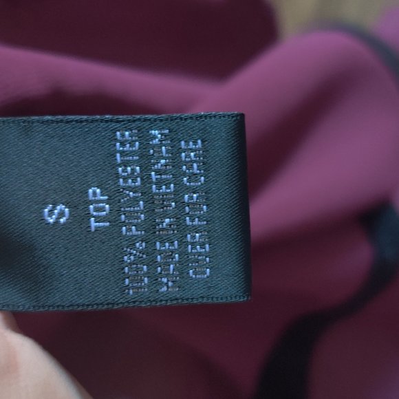 Plum blouse for summer - Picture 3 of 5